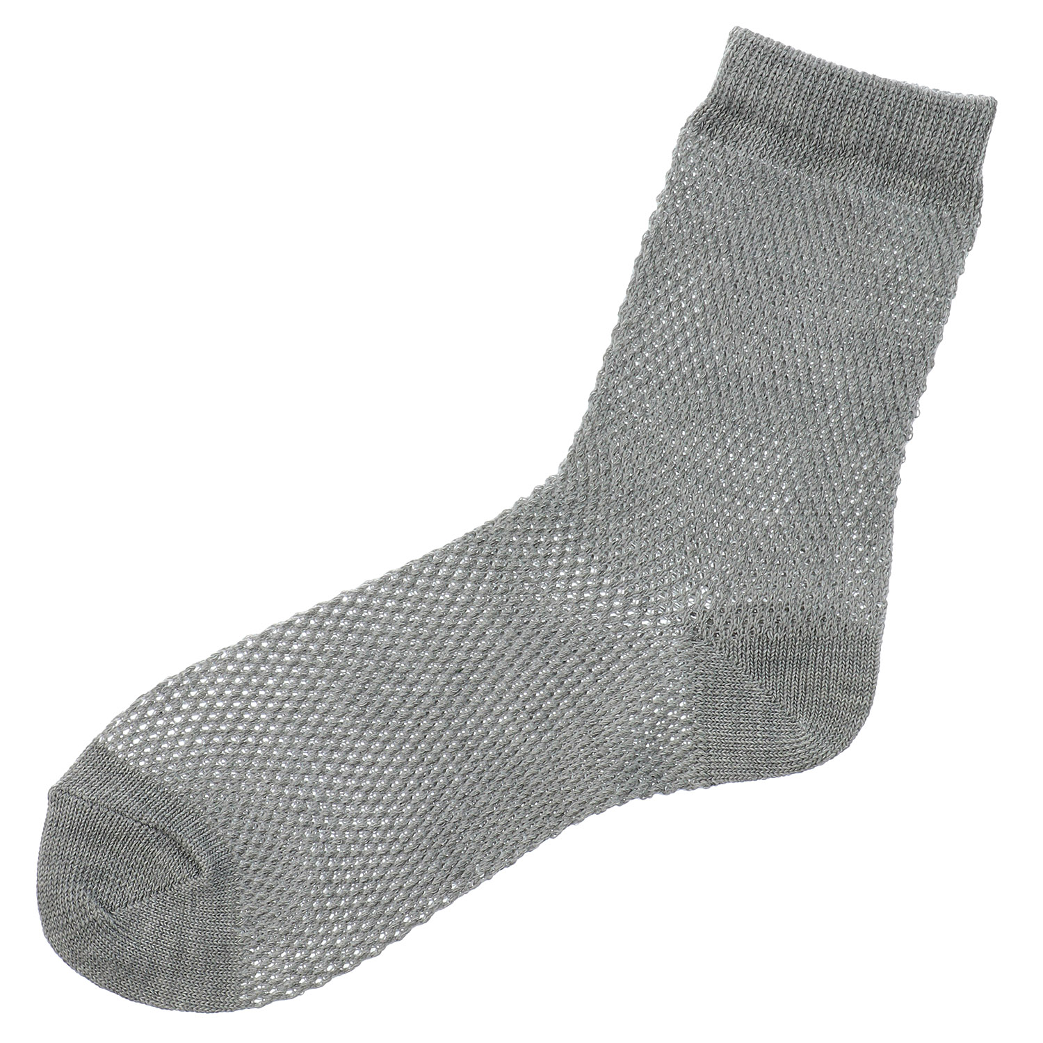 総メッシュ クルー丈 靴下 - 画像2