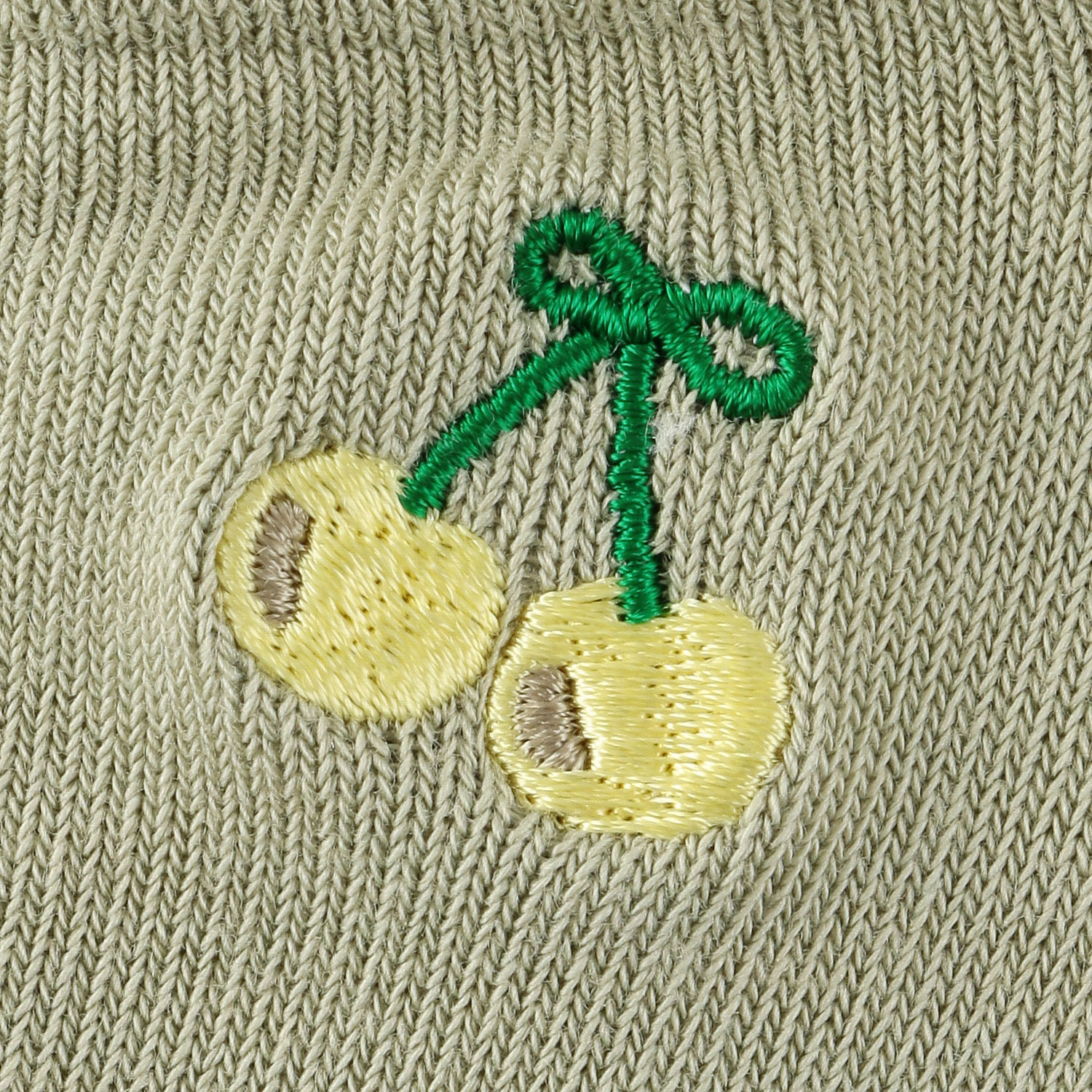 Natural Collection  スニーカー丈 ネコとサクランボ  靴下 - 画像3