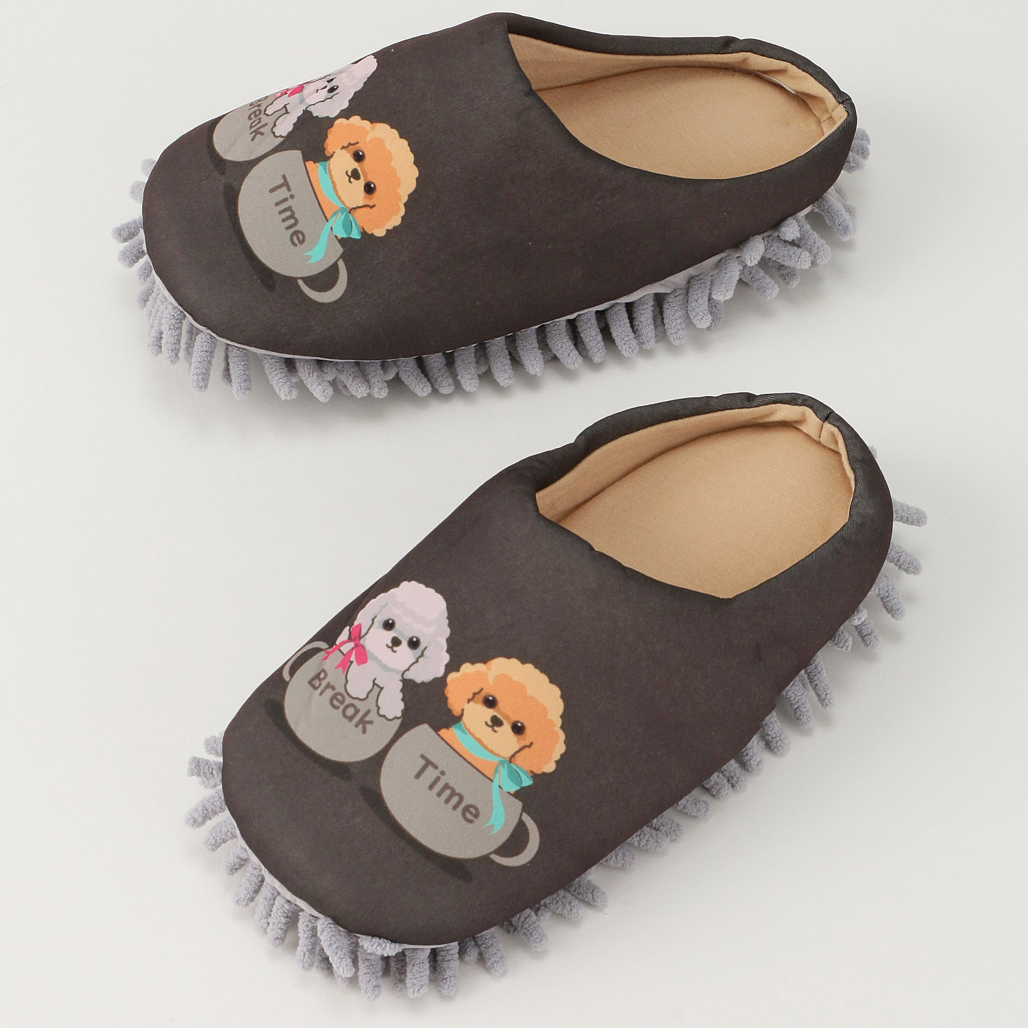 モップ付きルームシューズ トイプードル - 画像4