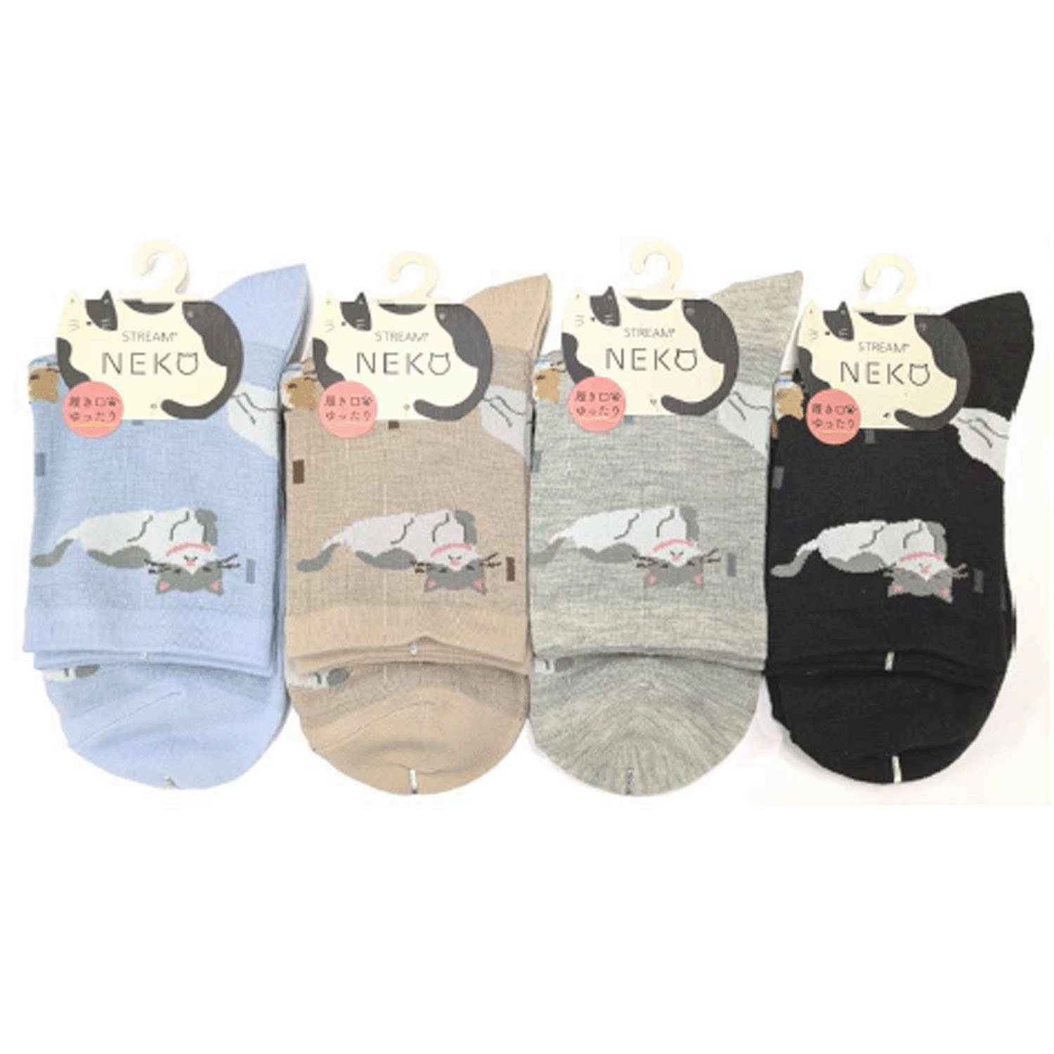 STREAM   首輪ねこ   ロークルー 靴下 - 画像1