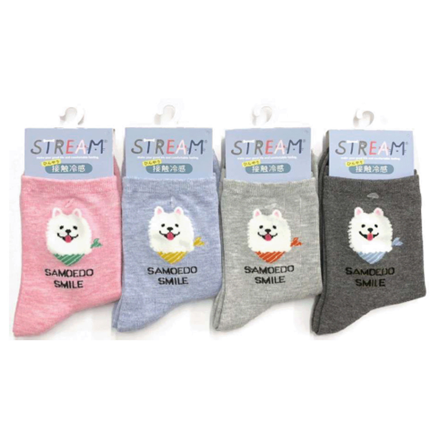 STREAM   サモエドスマイル 接触冷感 ロークルー