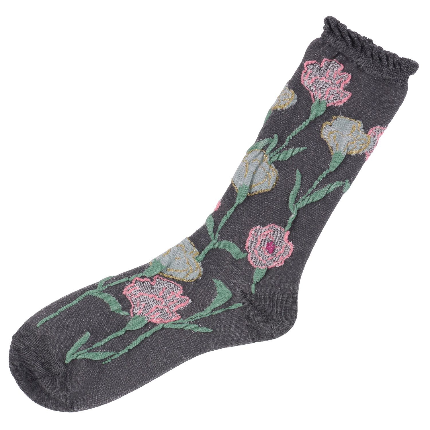 STREAM  ハーバルソックス カーネーション ハイクルー 靴下 - 画像4