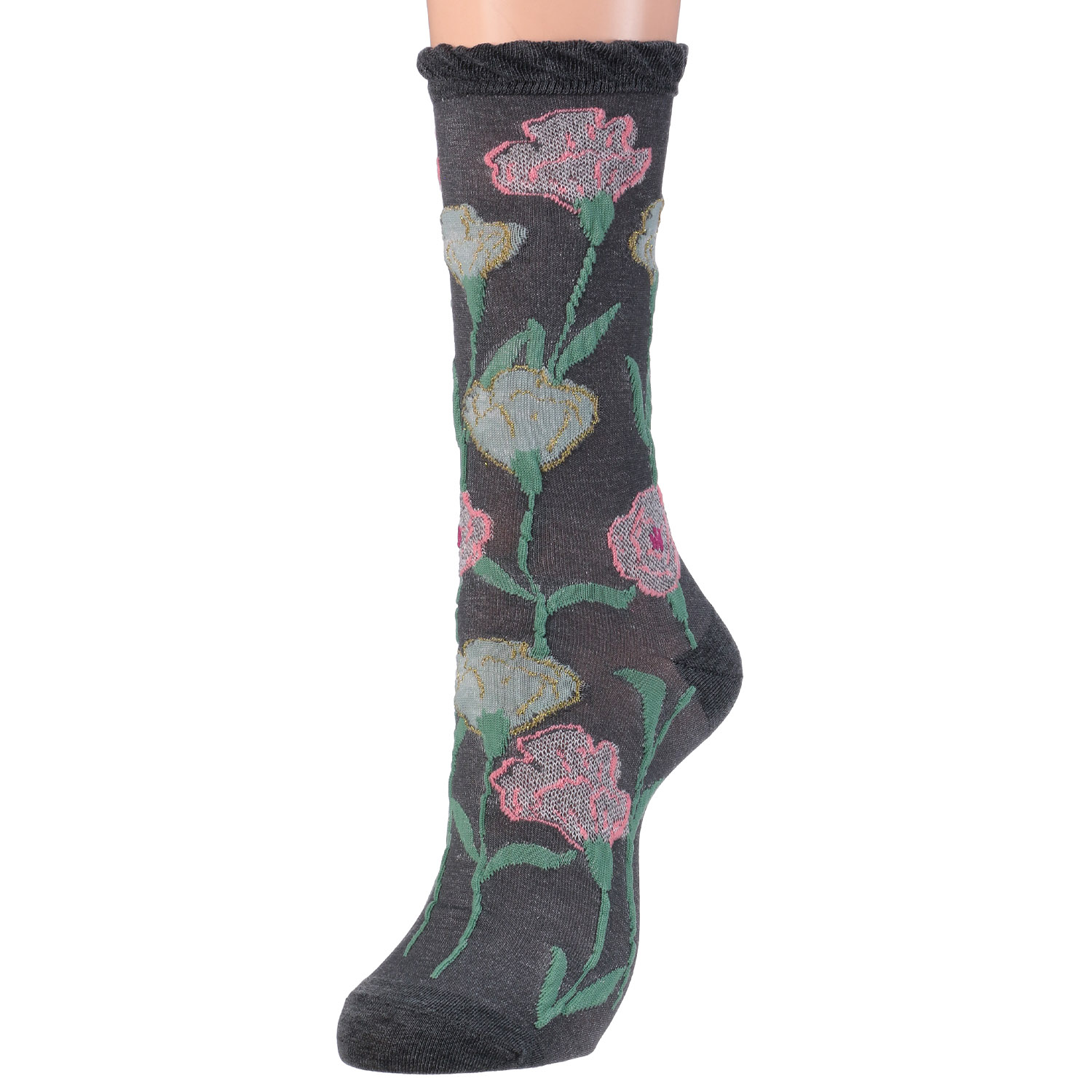 STREAM  ハーバルソックス カーネーション ハイクルー 靴下 - 画像5