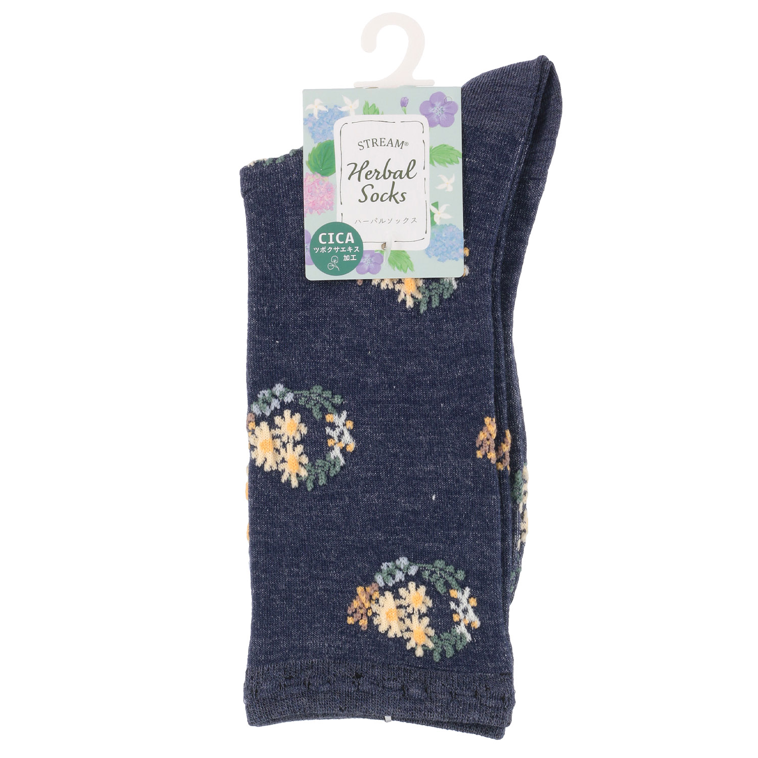 STREAM  ハーバルソックス リース ハイクルー 靴下 - 画像3