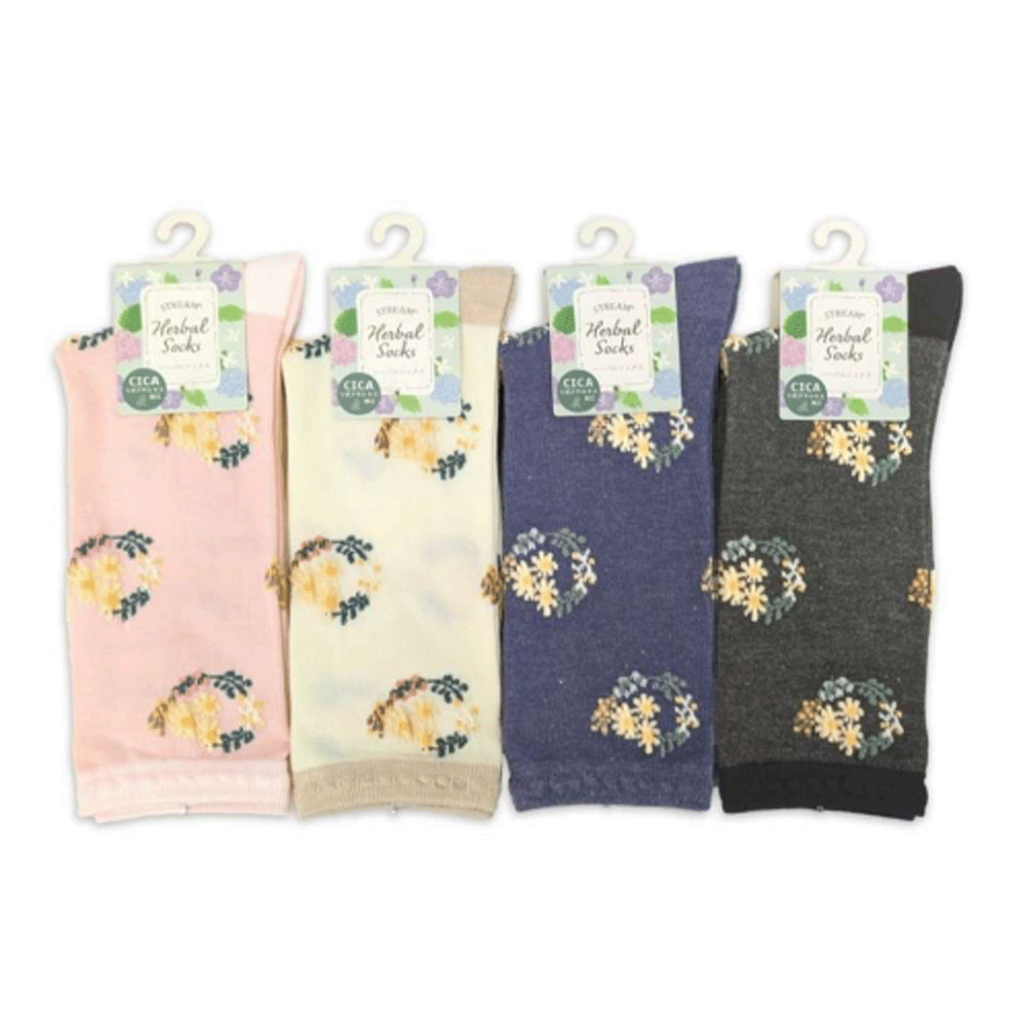 STREAM  ハーバルソックス リース ハイクルー 靴下 - 画像1