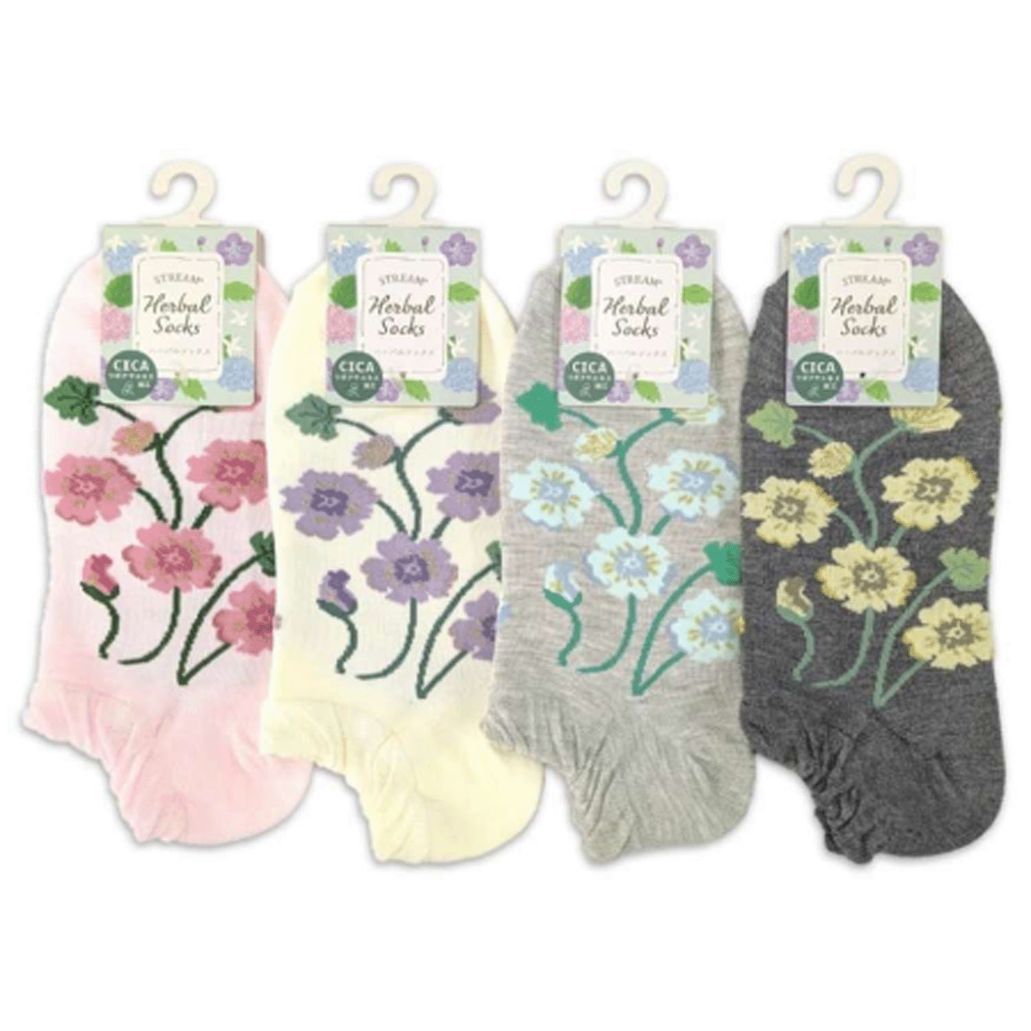 STREAM  ハーバルソックス マロウ  スニーカー丈  靴下 - 画像1