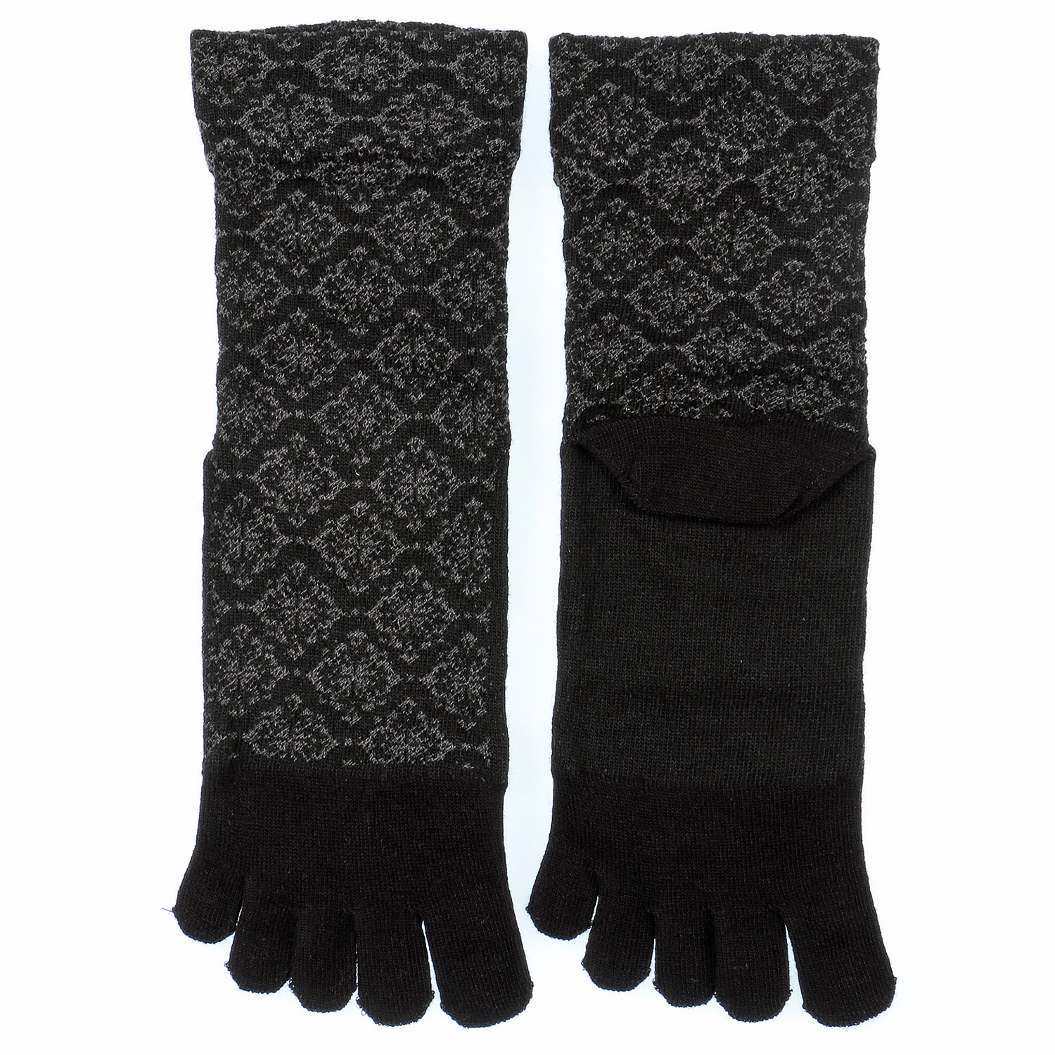 STREAM 5本指 レース柄 クルー丈 靴下 - 画像3