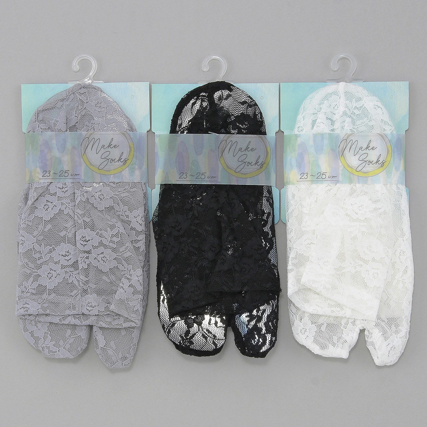 花柄総レース 足袋ソックス