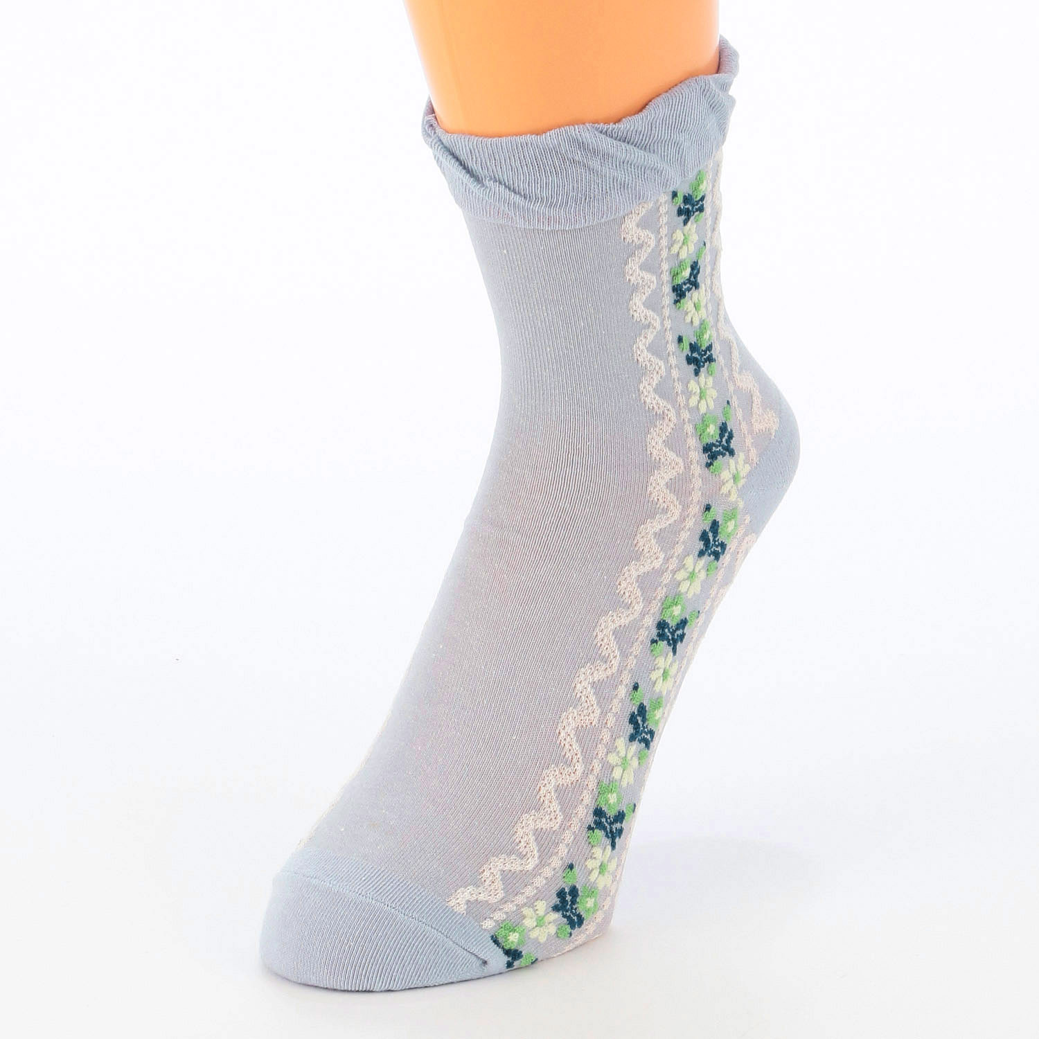 あなたに優しい ロークルー表綿100％ チロリアンフラワー - 画像3