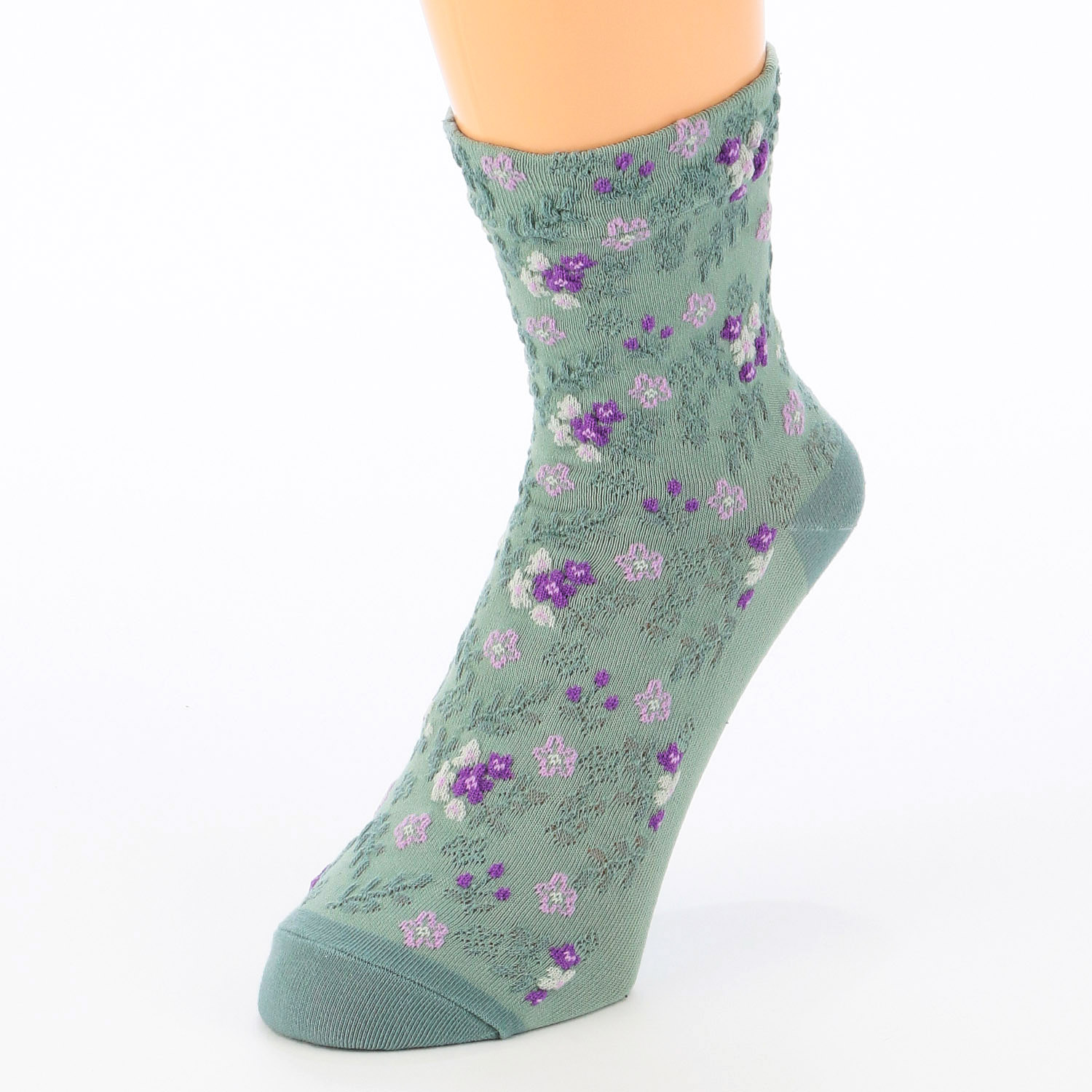 あなたに優しい ロークルー表綿100％ スミレ - 画像3