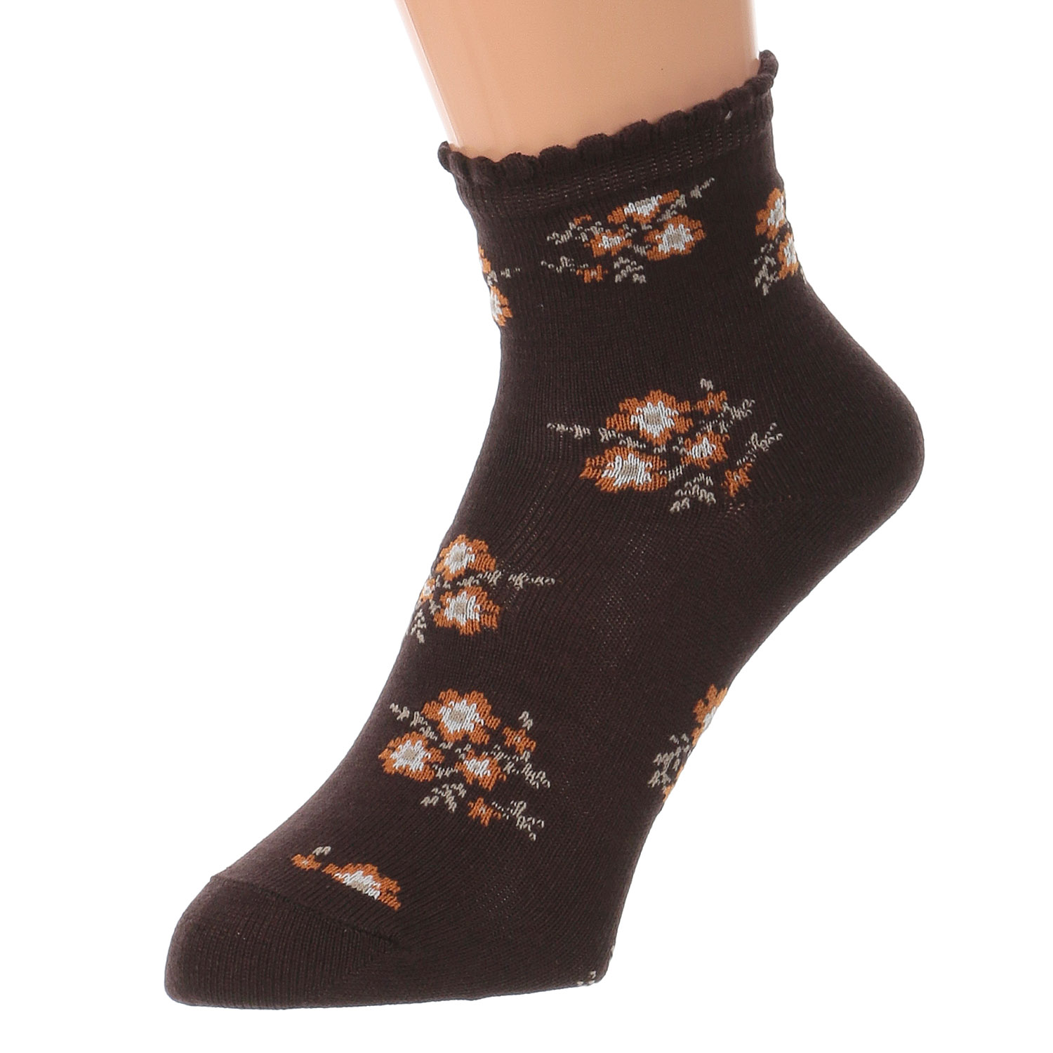 クルー丈 花総柄 靴下【在庫限り】 - 画像2