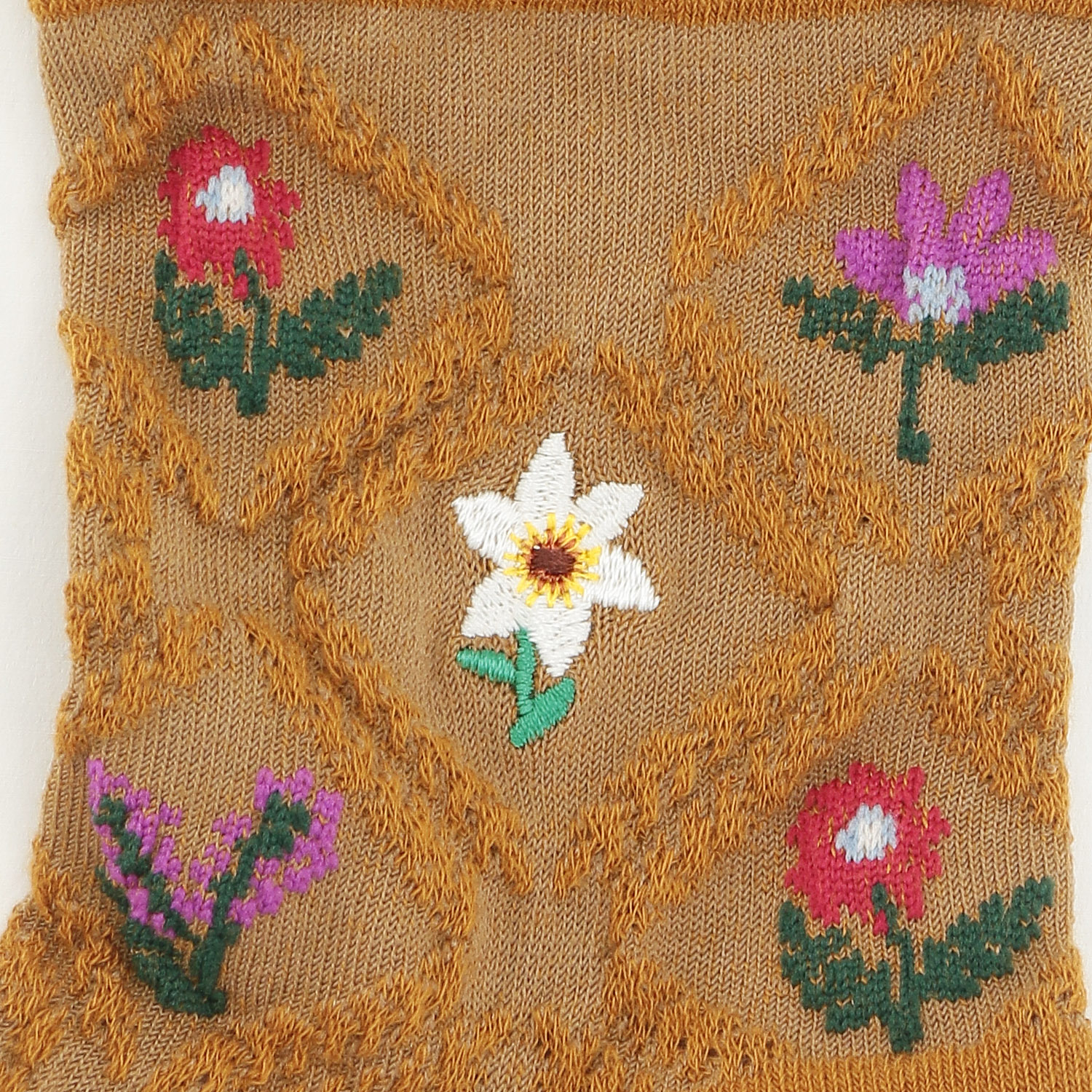 Natural Collection クルー丈 ミニフラワー刺繍付き【在庫限り】 - 画像3