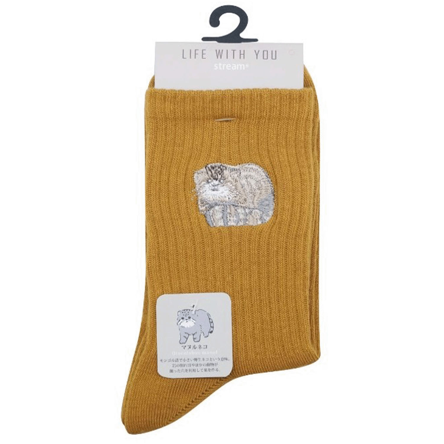 新色追加★STREAM LIFE WITH YOU クルー丈 動物 刺繍 靴下 - 画像21