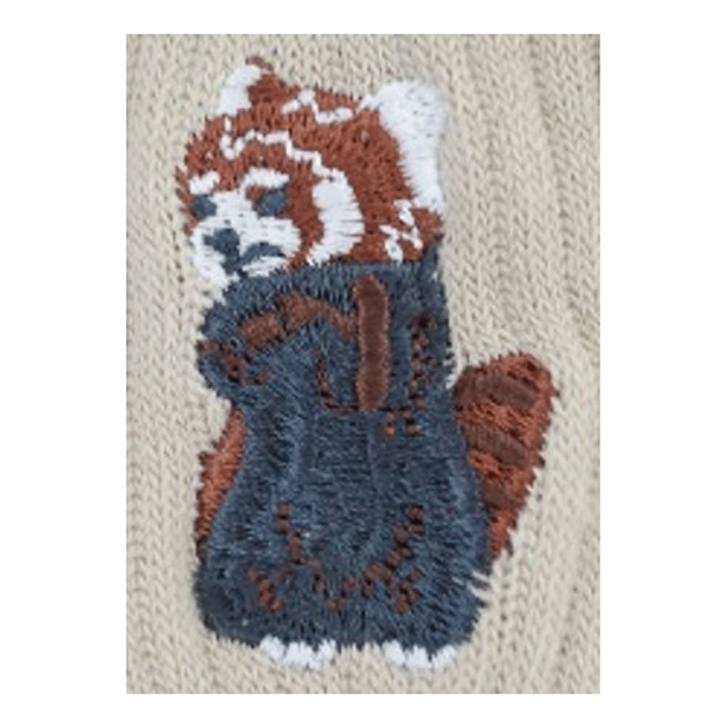 STREAM LIFE WITH YOU クルー丈 動物 刺繍 靴下 - 画像4