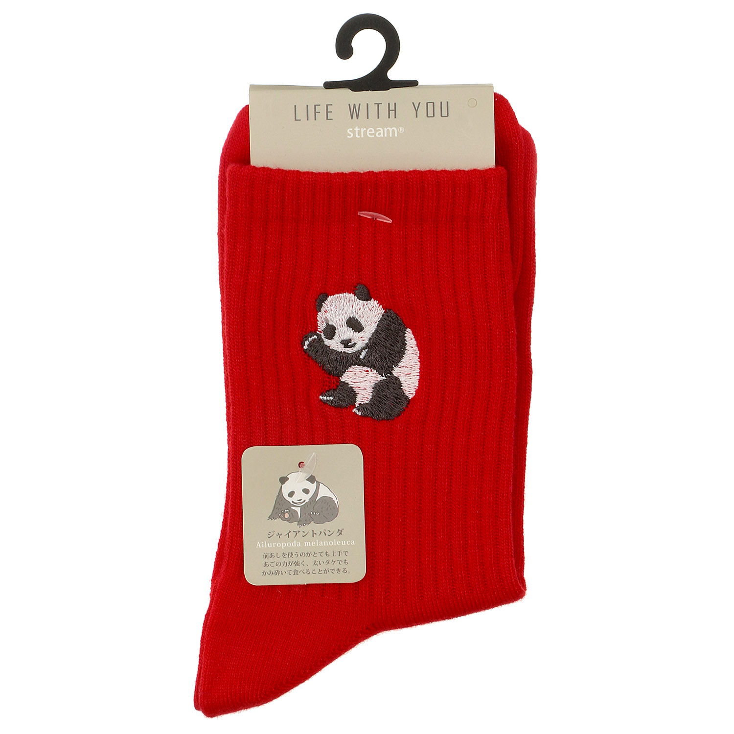STREAM LIFE WITH YOU クルー丈 動物 刺繍 靴下 - 画像31