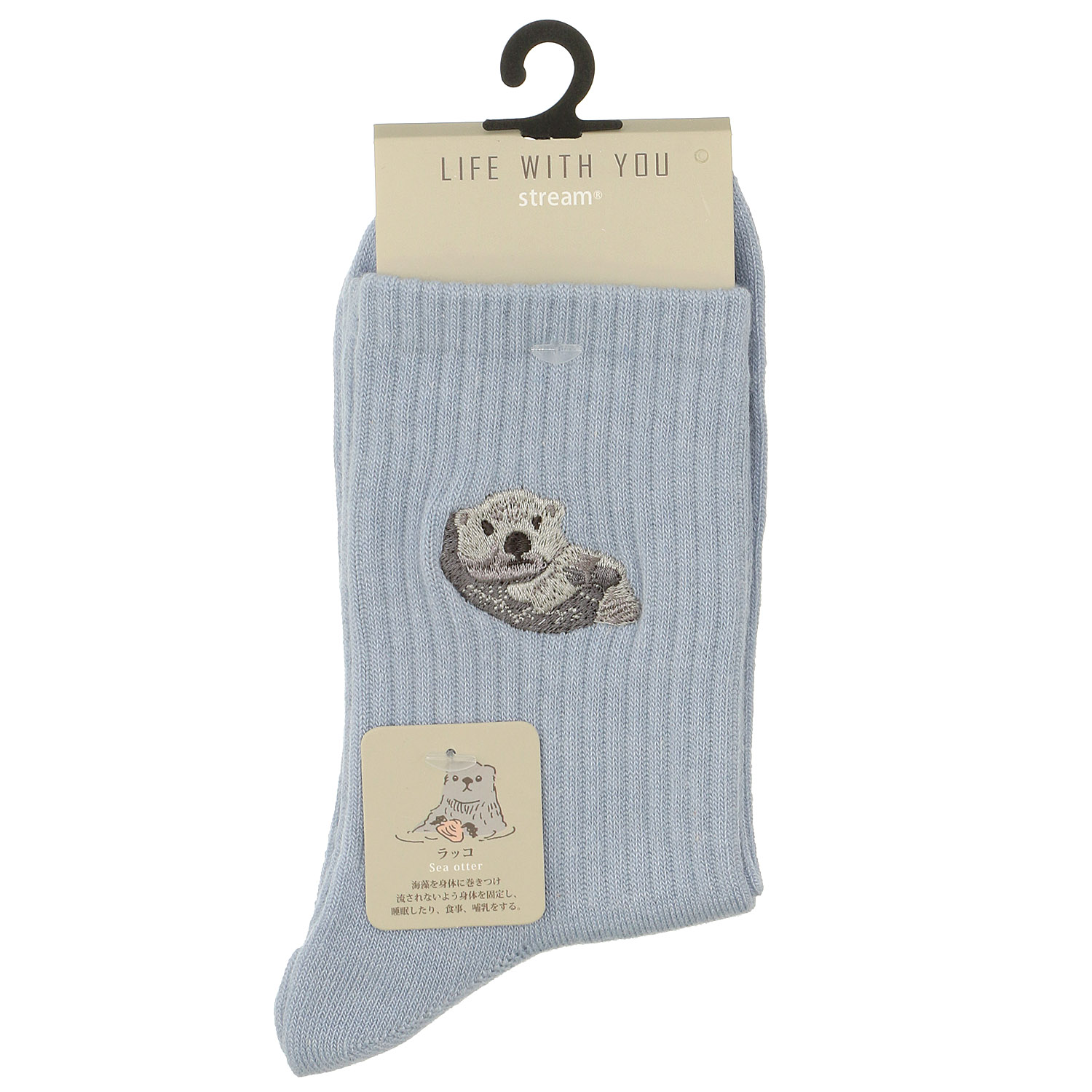STREAM LIFE WITH YOU クルー丈 動物 刺繍 靴下 - 画像35
