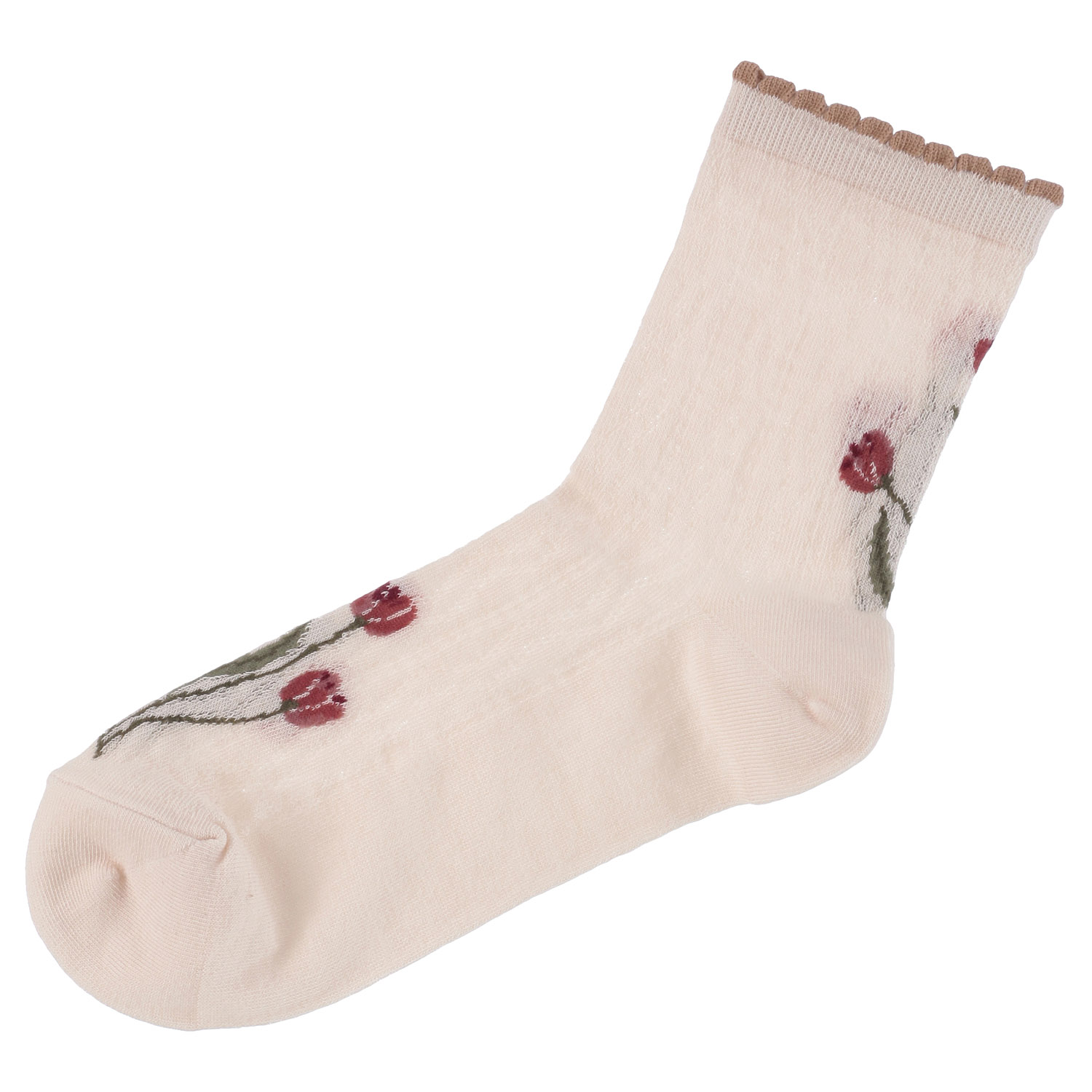 あなたに優しい ロークルー 表綿100％ ゆったりメッシュチューリップ【在庫限り】 - 画像2