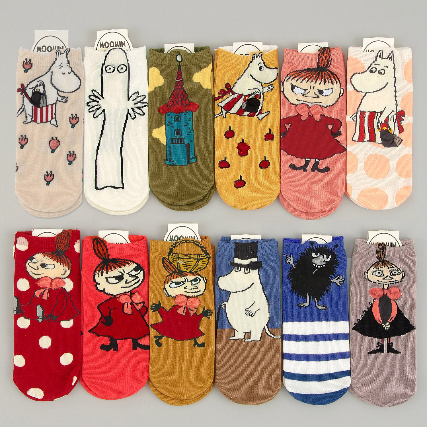 大人気★MOOMIN スニーカー丈ソックス【再入荷】 - 画像1
