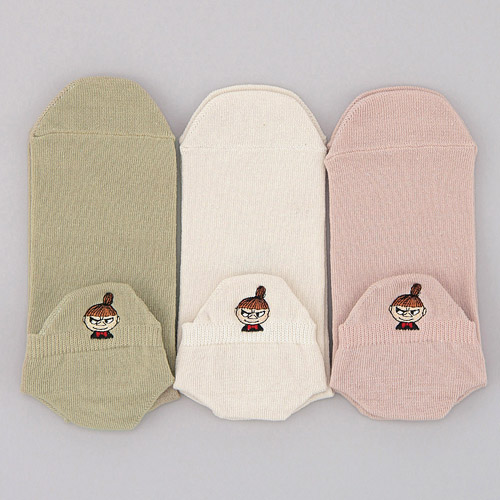 【再入荷】MOOMIN アンクル 踵ベロ付 ミイ刺繍【在庫限り】