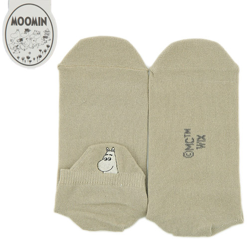 【再入荷】MOOMIN アンクル 踵ベロ付 ムーミン刺繍