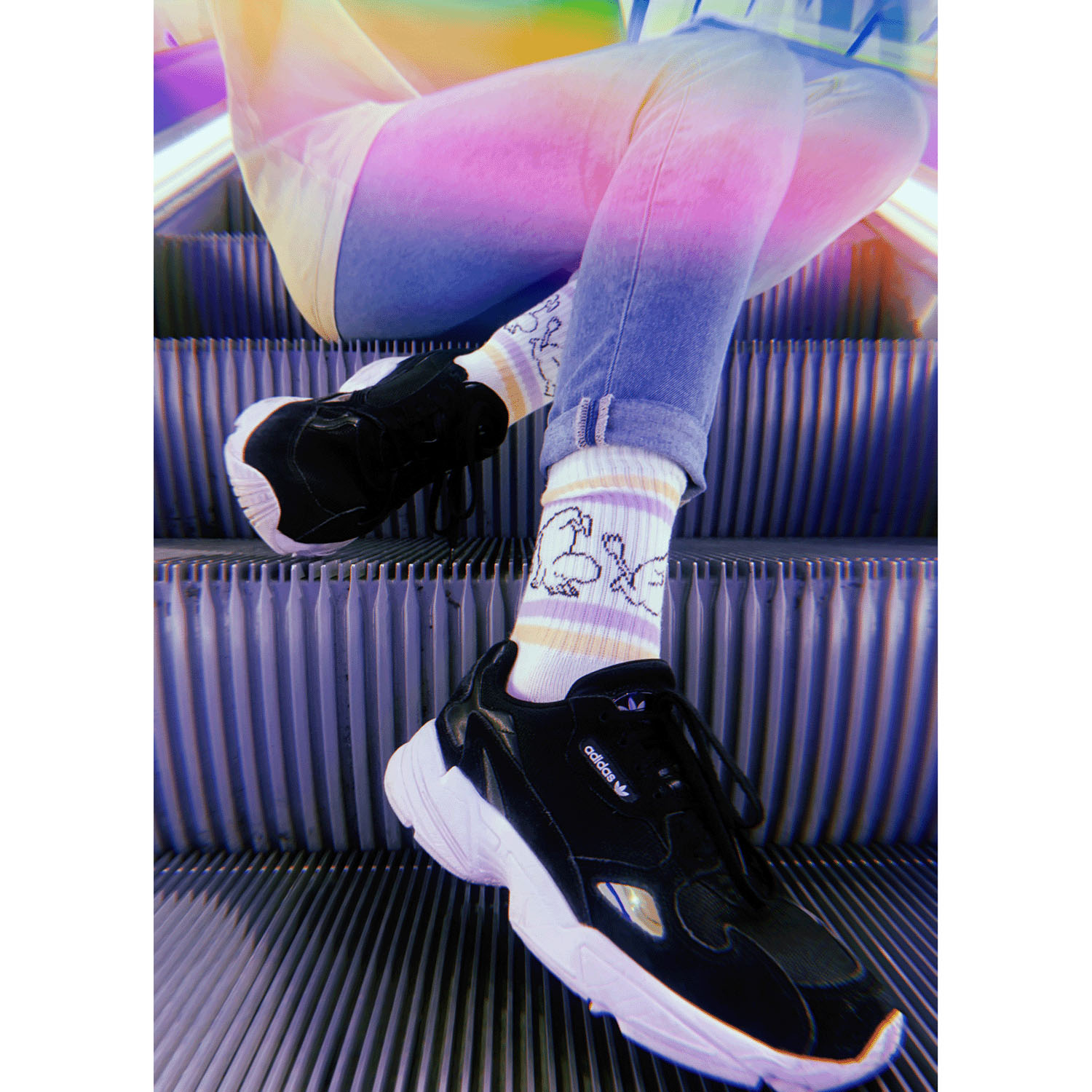 MOOMIN By Nordicbuddies レトロソックスLADIES 23－25cm - 画像4