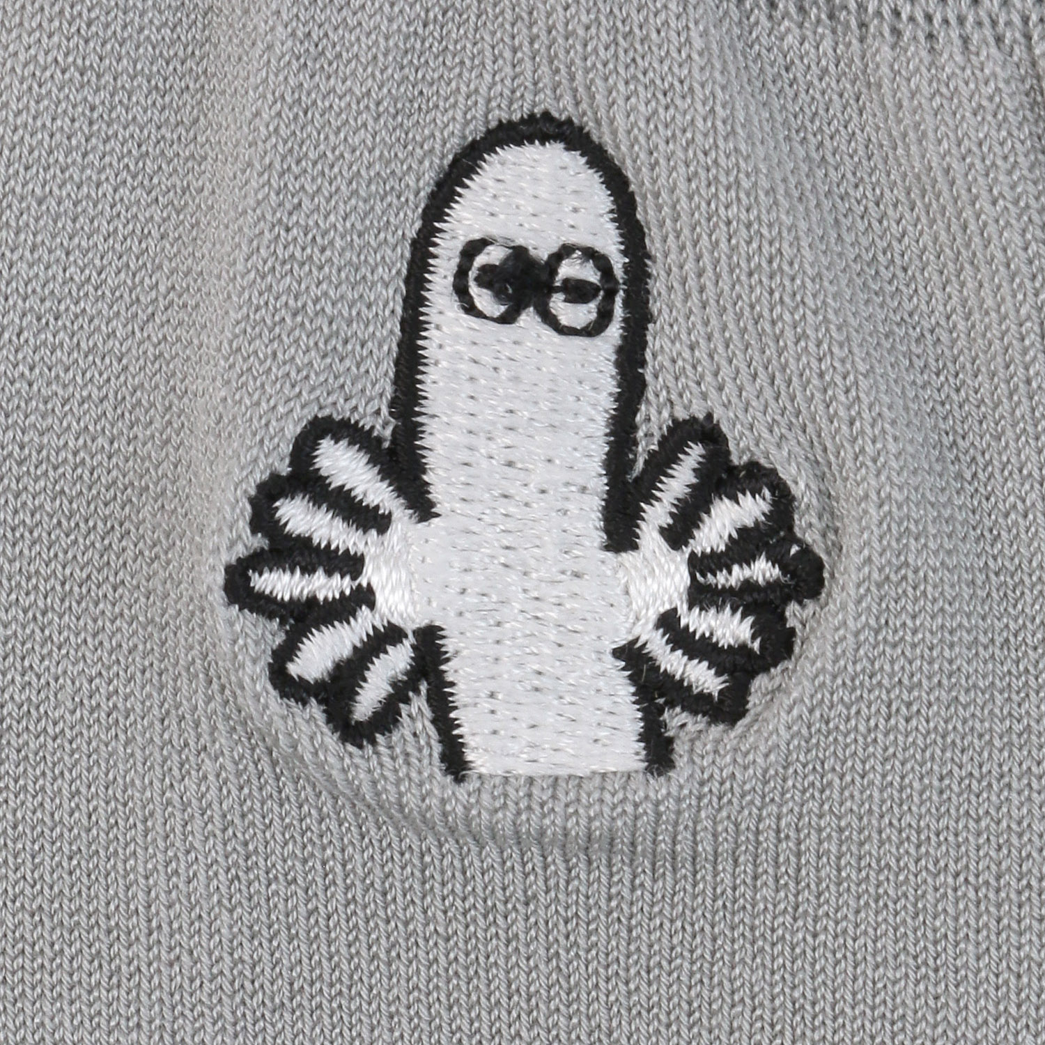 【グレーのみ】MOOMIN カバーソックス 無地ニョロ刺繍【在庫限り】 - 画像2