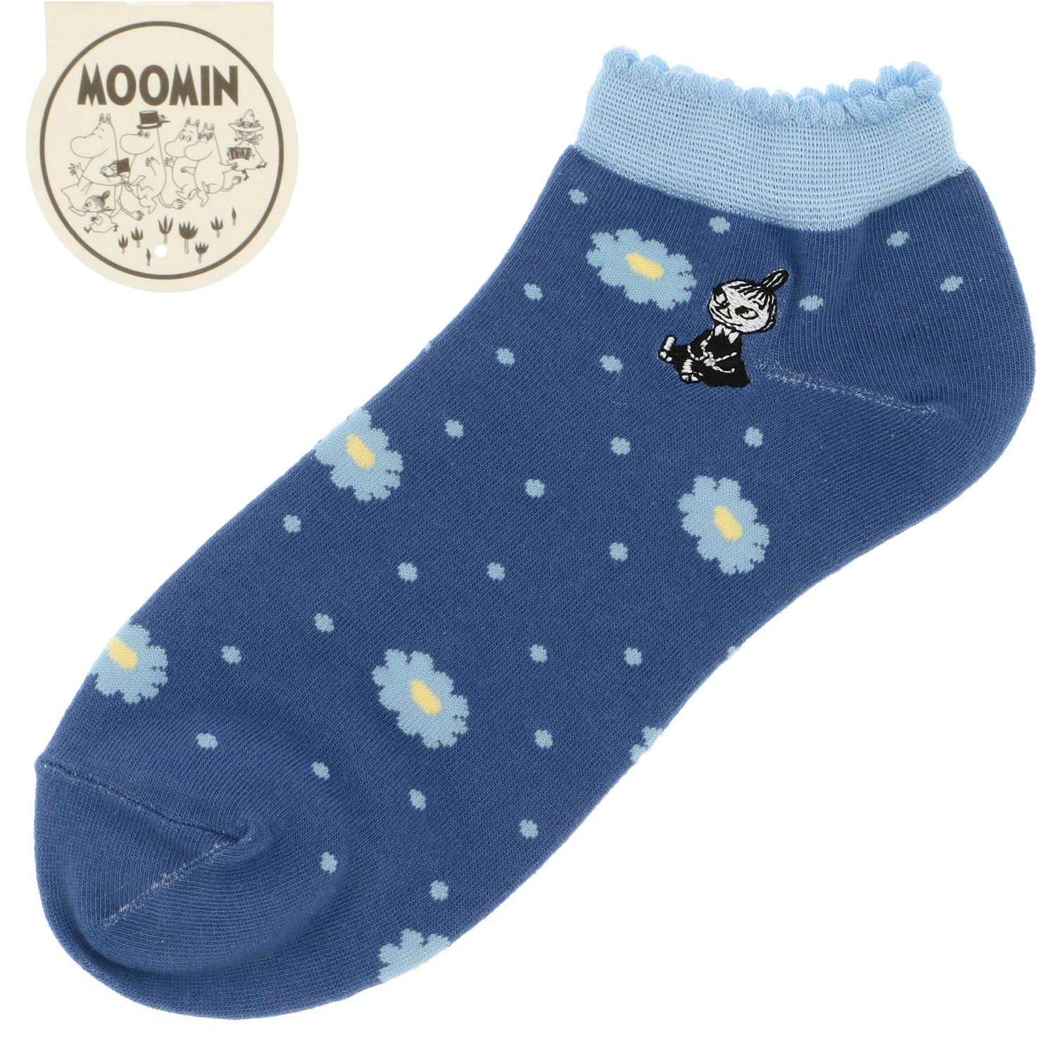 MOOMIN スニーカー丈ソックス 花ドットミイ刺繍 - 画像7