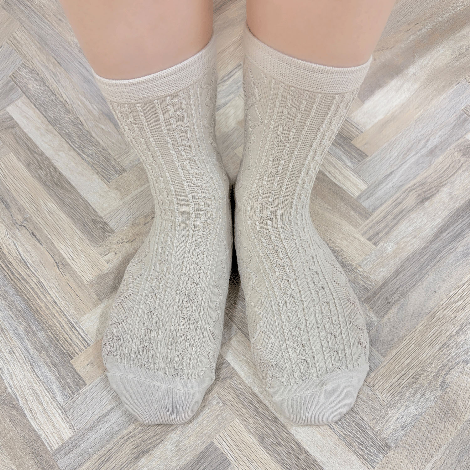 MOOMIN ロークルーソックス リンクス風ミイ刺繍【在庫限り】 - 画像4