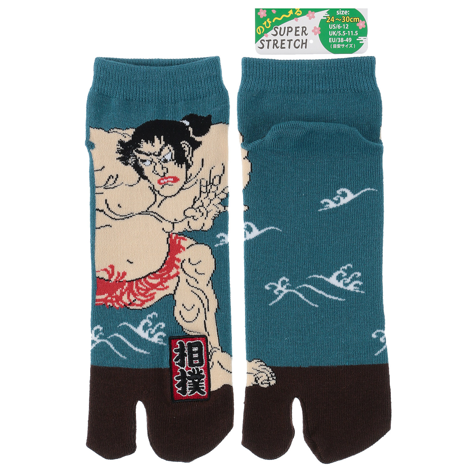 新柄9柄追加！【大寸】JAPANESE SOUVENIR SOCKS のびのびストレッチ足袋 スニーカー丈24－30 cm - 画像10