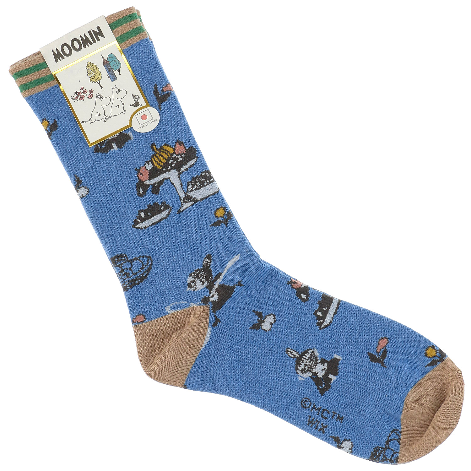 日本製 MOOMINクルーソックス ミイキッチン柄【在庫限り】 - 画像3