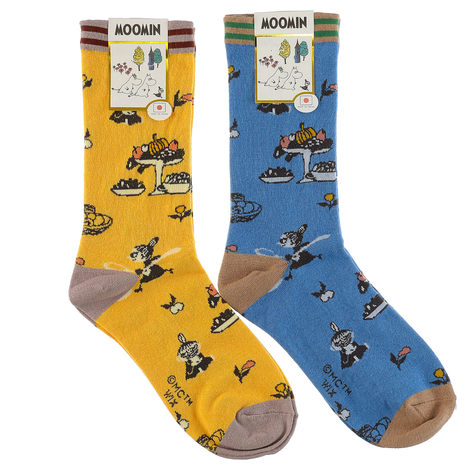 日本製 MOOMINクルーソックス ミイキッチン柄【在庫限り】 - 画像1