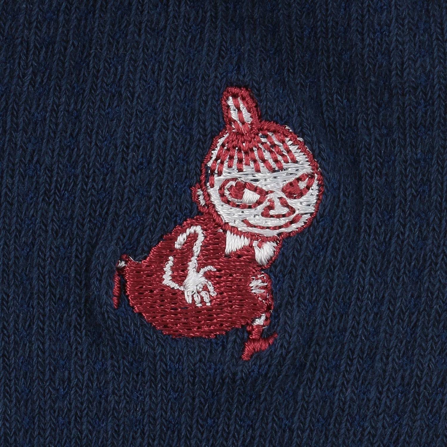 MOOMIN ロークルーソックス サーマル風ミイ刺繍 - 画像7