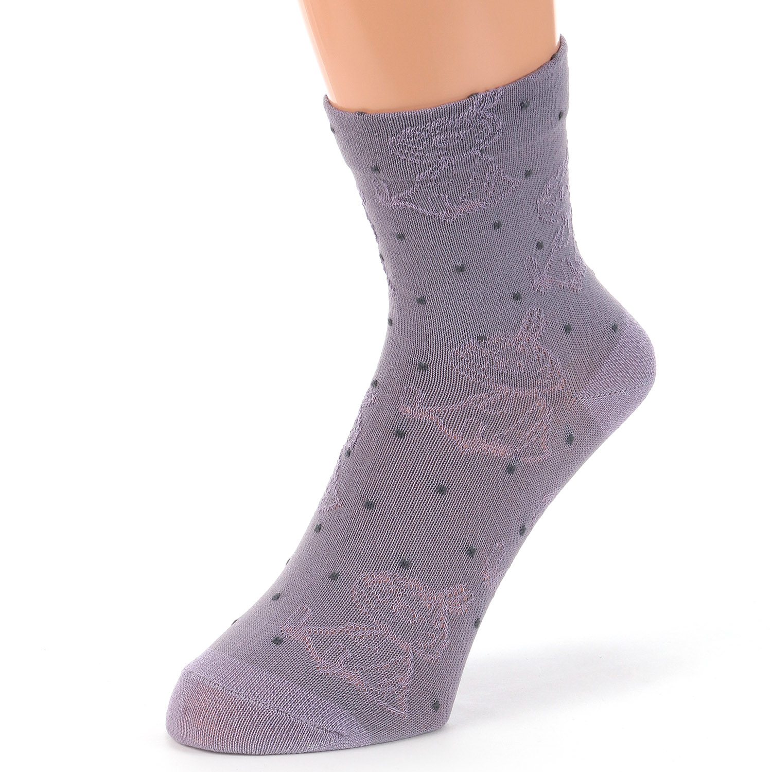 MOOMIN ロークルーソックス 逆スパミイドット - 画像6