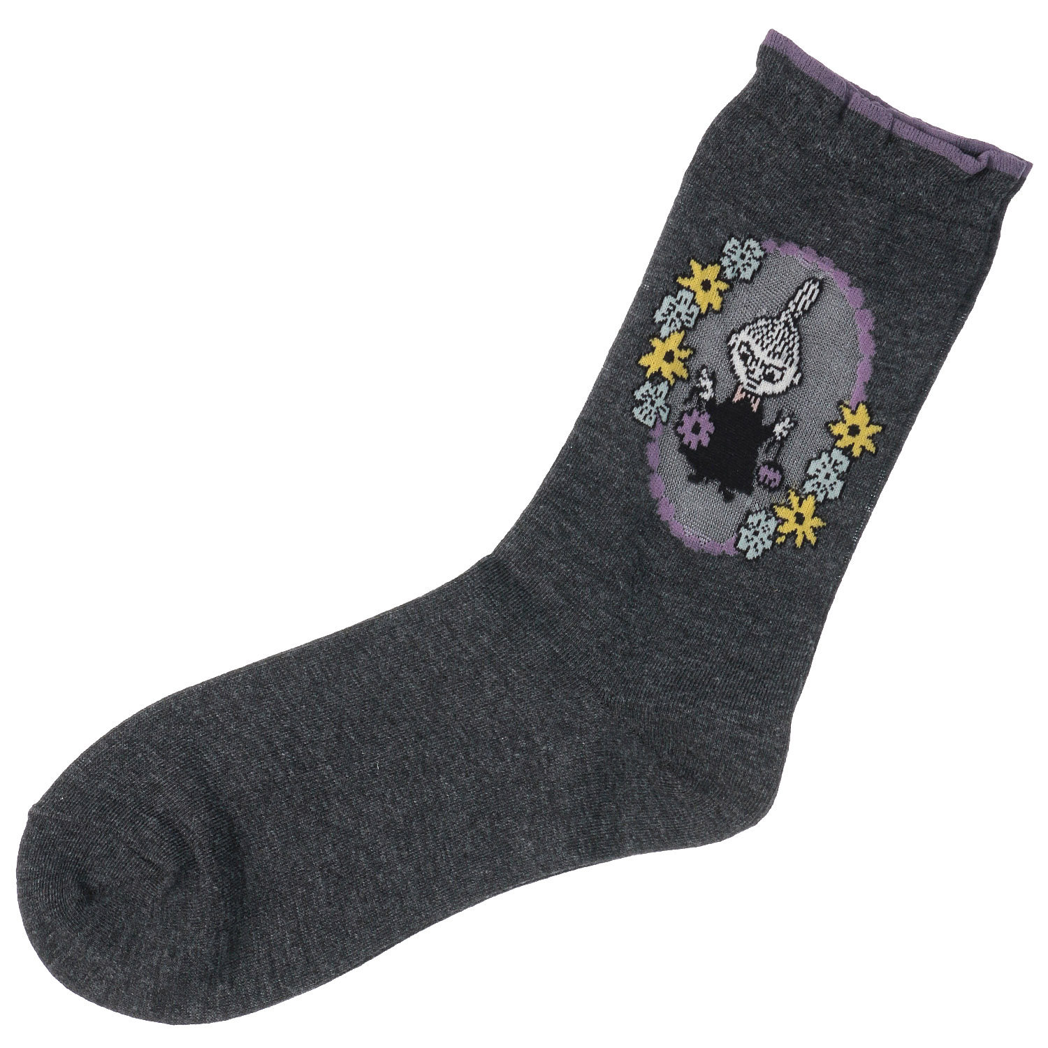 MOOMIN ロークルーソックス 部分シースル－ フレームミイ - 画像2