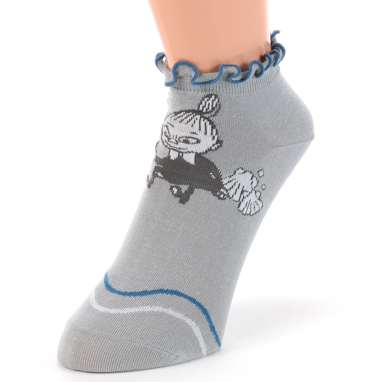 MOOMIN 冷感スニーカー丈ソックス メロウフラッグミイ柄 - 画像7