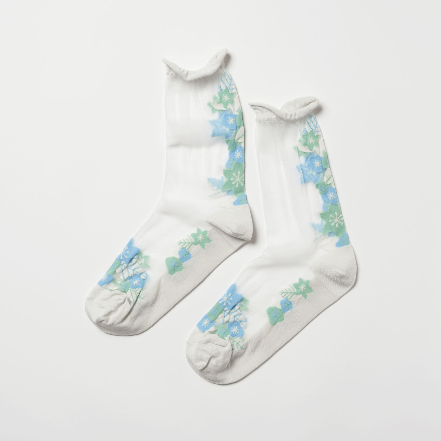 fromFシースルーソックス（Pieni kukka／小花） - 画像2