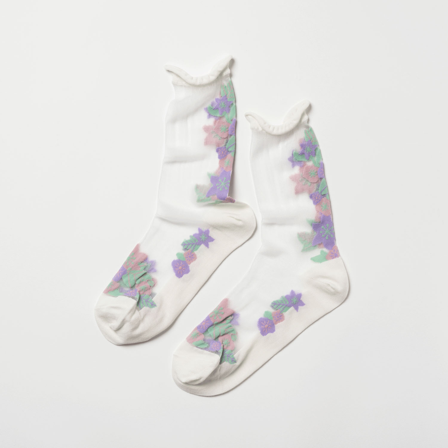 fromFシースルーソックス（Pieni kukka／小花） - 画像5