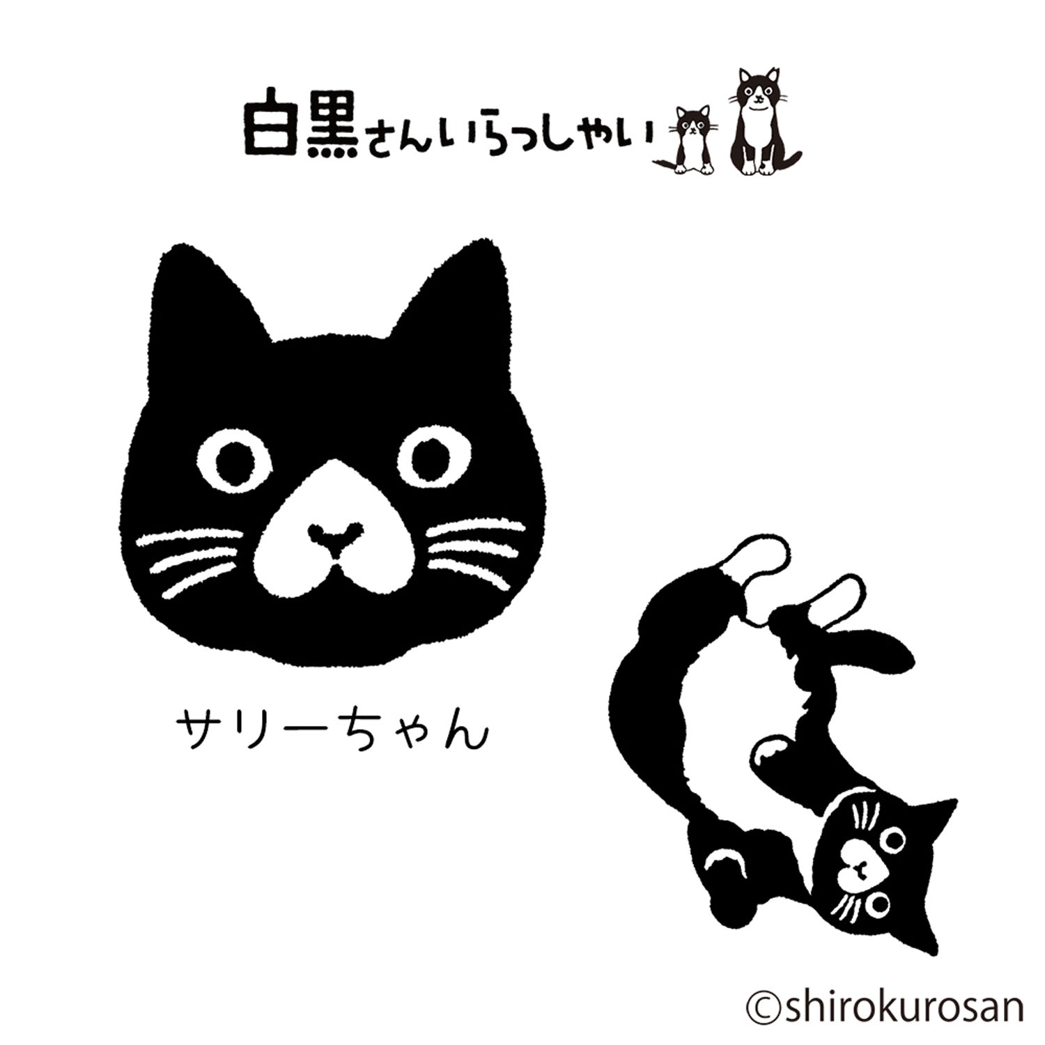 Miita 【白黒さんいらっしゃい×Miita】白黒ソックス - 画像4