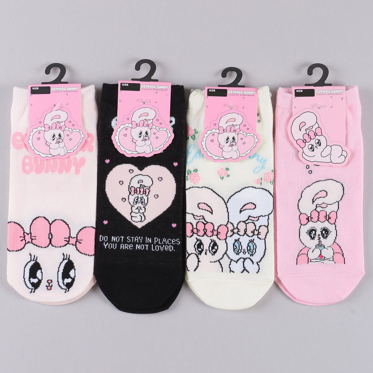 ESTHER BUNNY（エスターバニー） スニーカー丈 靴下 - 画像1