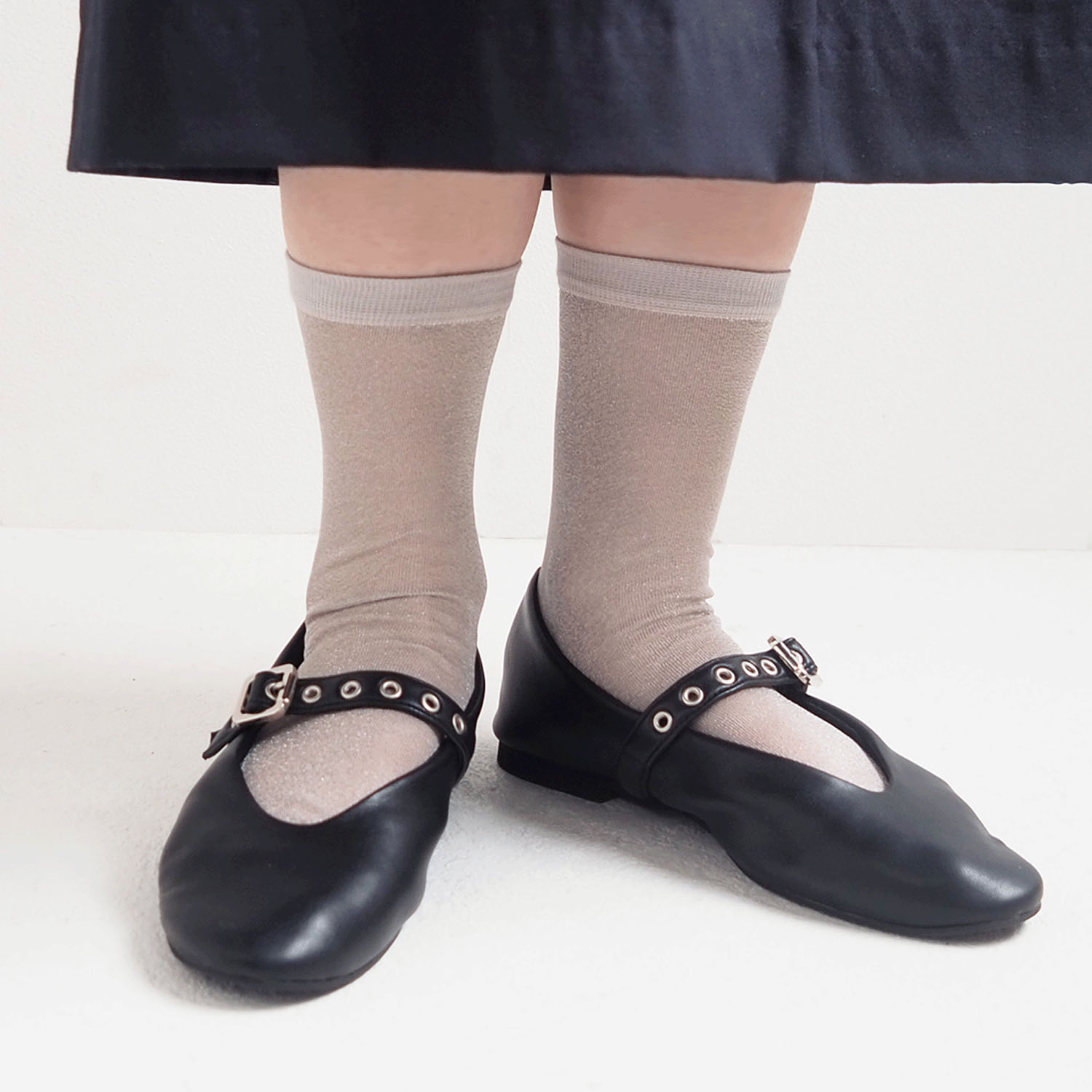 andeotte シースルーラメソックス【在庫限り】 - 画像3