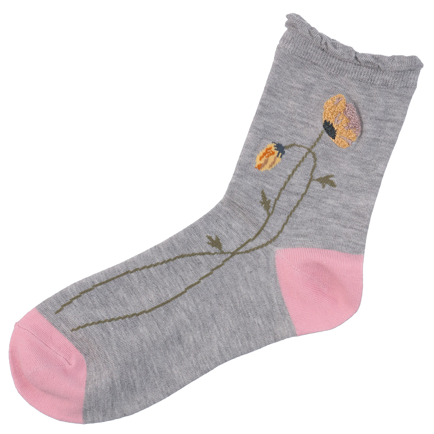 プティパ ロークルー丈 付属付き フラワーサガラ刺繍【在庫限り】 - 画像1