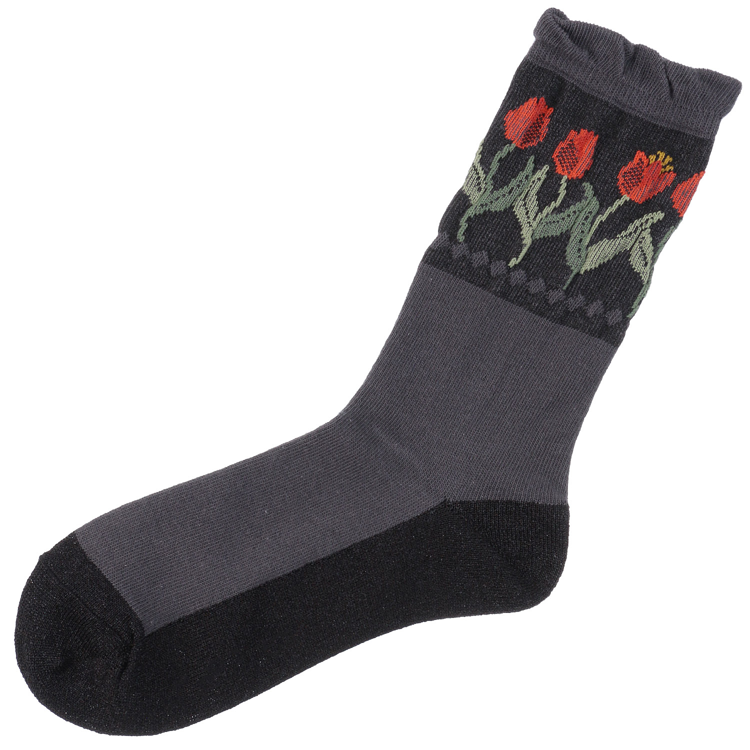 プティパ クルー丈 足底紙糸 チューリップ - 画像2