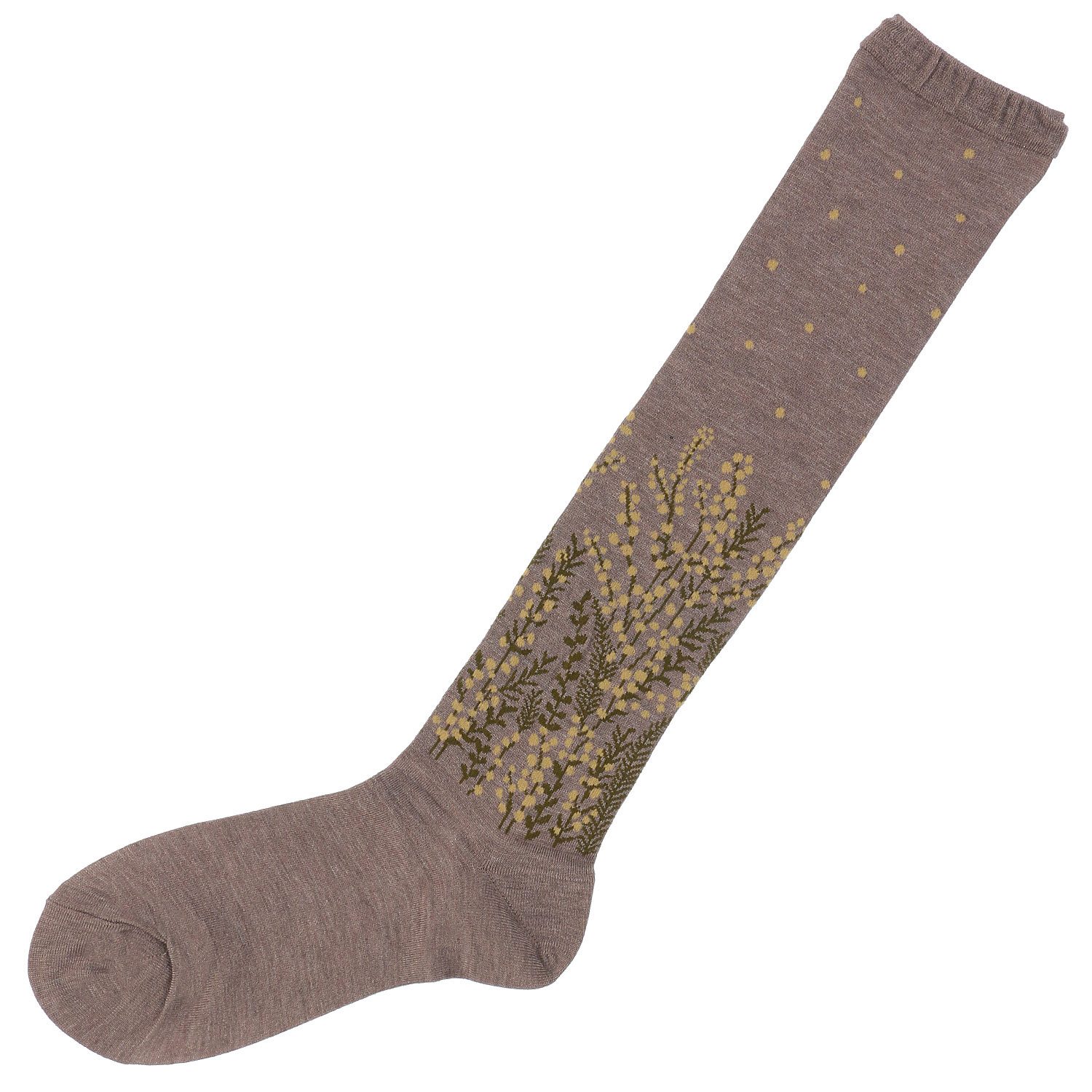 プティパ ハイソックス モダール プチフラワー【在庫限り】 - 画像4