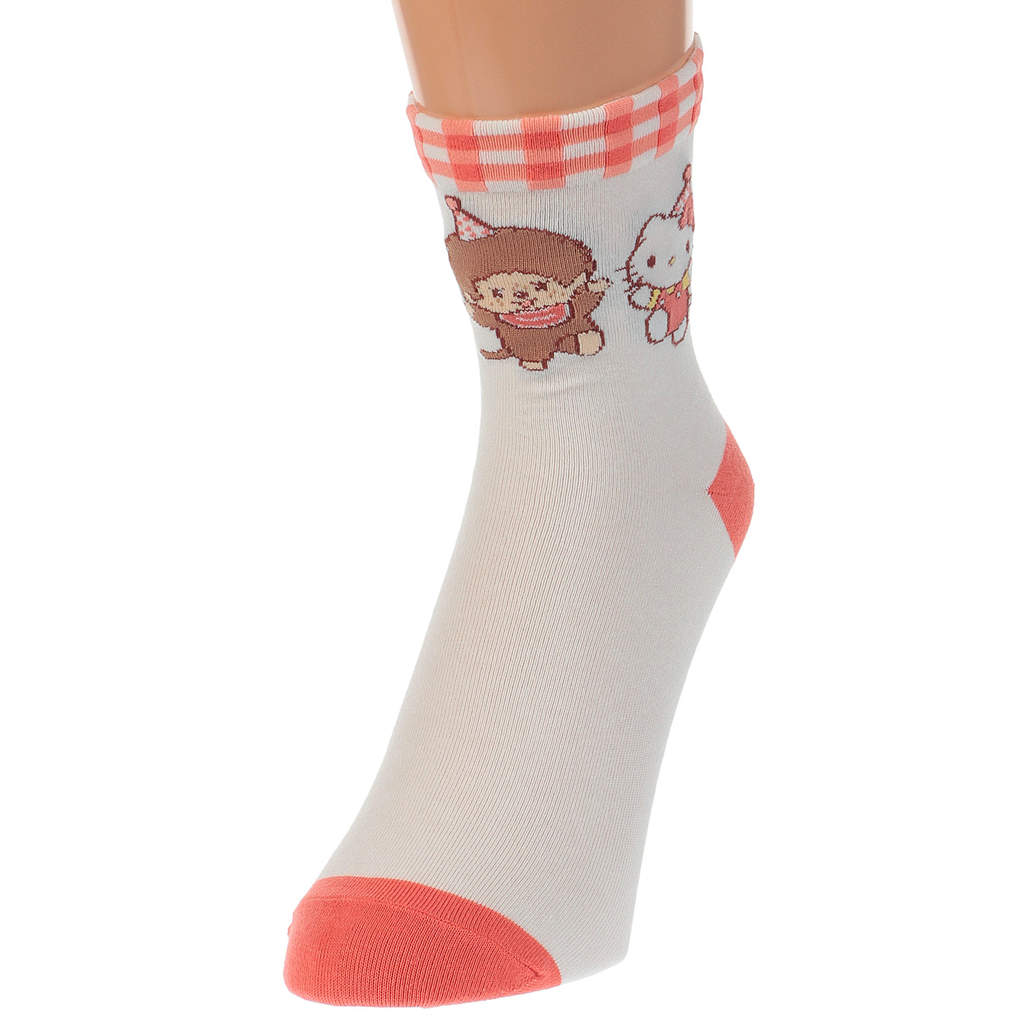 モンチッチ×キティ  クルー丈 靴下 - 画像4