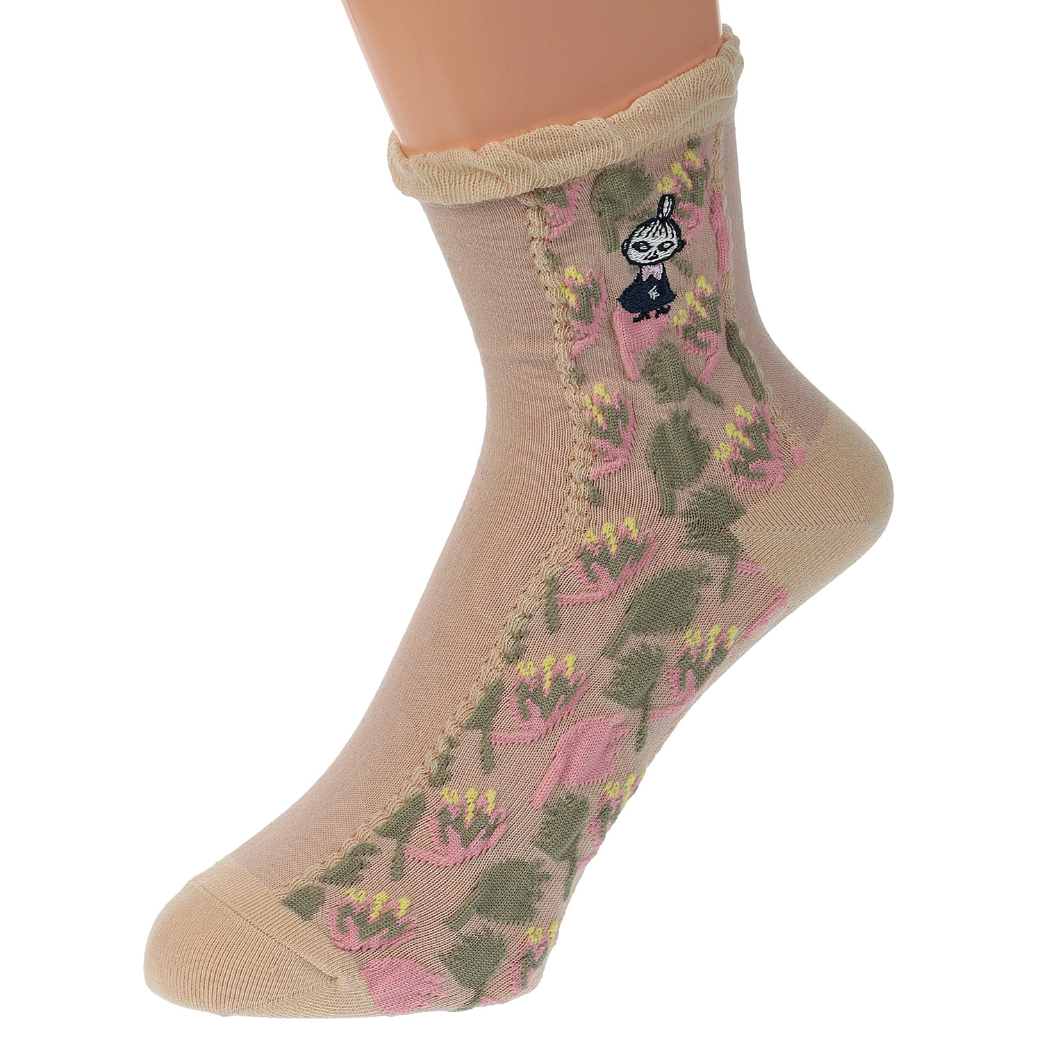 MOOMIN ミイフェア ロークルー丈 お花 ミイ刺繍 - 画像3