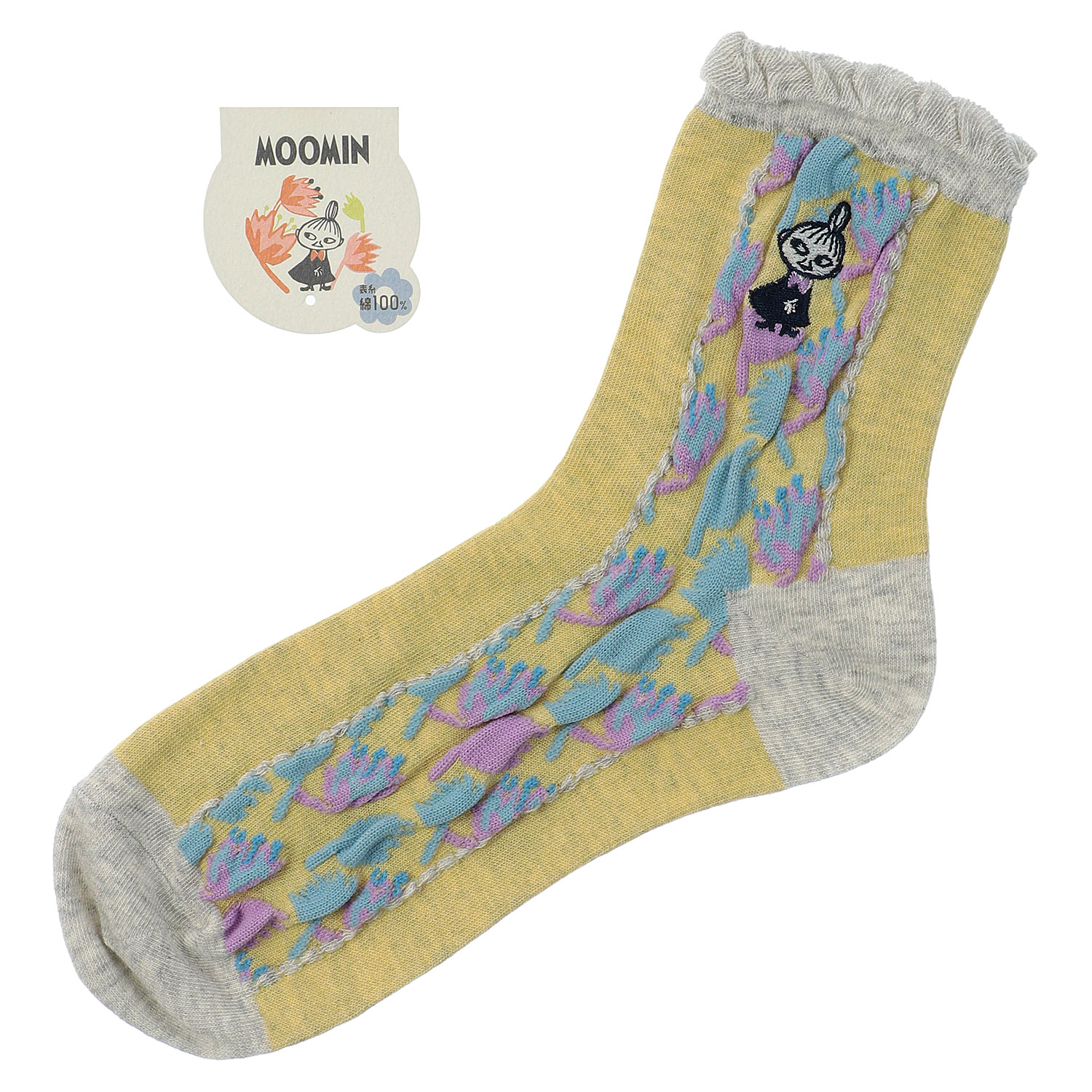 MOOMIN ミイフェア ロークルー丈 お花 ミイ刺繍 - 画像5