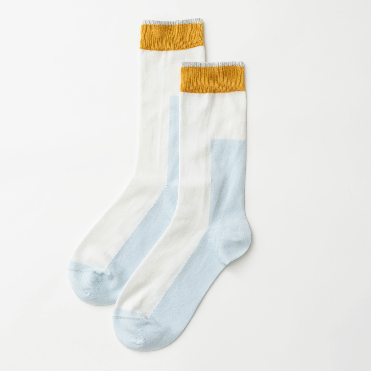 fromF kaksi（カクシ／ツートーン）クルーソックス - 画像8