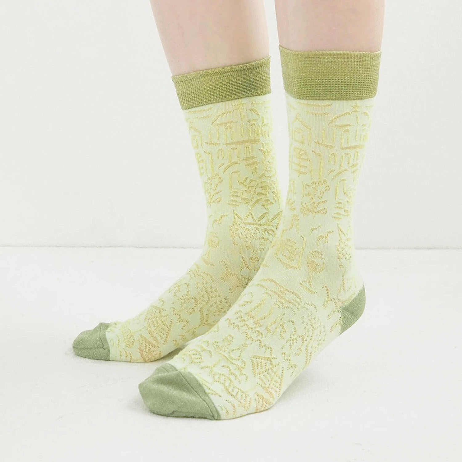 andeotte ハイゲージクルーソックス FREE COAST - 画像6