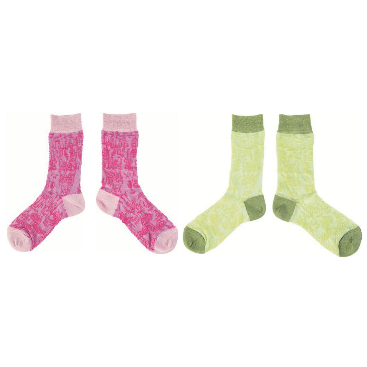 andeotte ハイゲージクルーソックス FREE COAST - 画像1