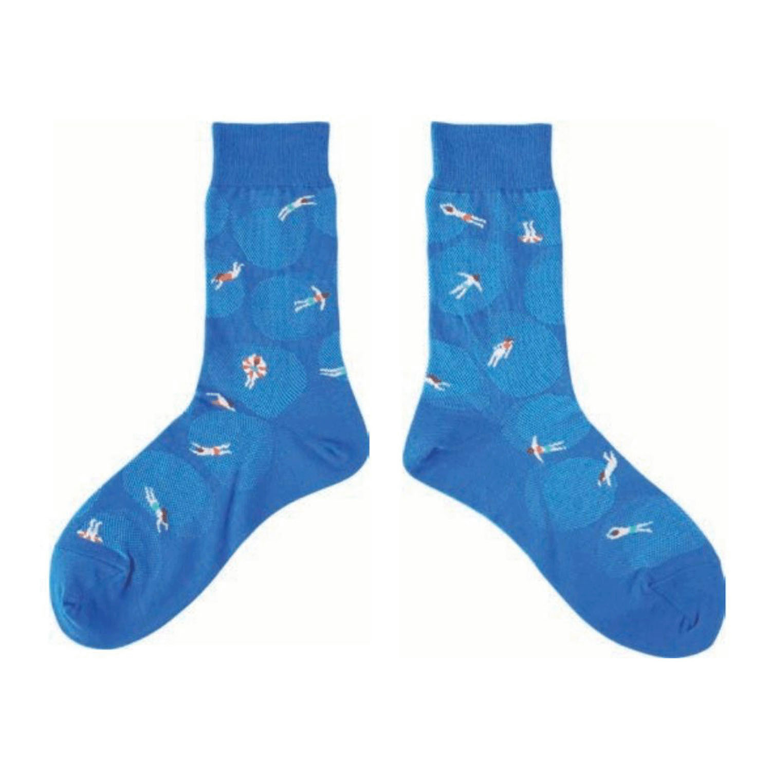 andeotte ハイゲージクルーソックス POOL※ブルー次回納期未定 - 画像5